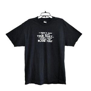 Tapout T Shirt Funny Humor Men's  Large Black Short Sleeve Humor Tee